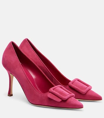 Pumps Maysale 90 in suede | Manolo Blahnik