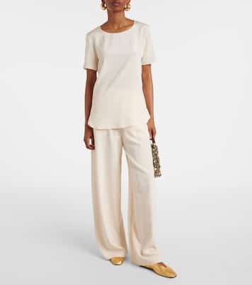 Aris silk-blend T-shirt | Max Mara