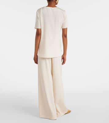 Aris silk-blend T-shirt | Max Mara