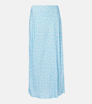 Ardith polka-dot midi skirt | Rixo