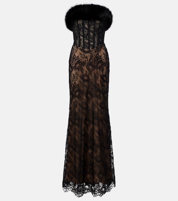 Robe longue en dentelle | Elie Saab
