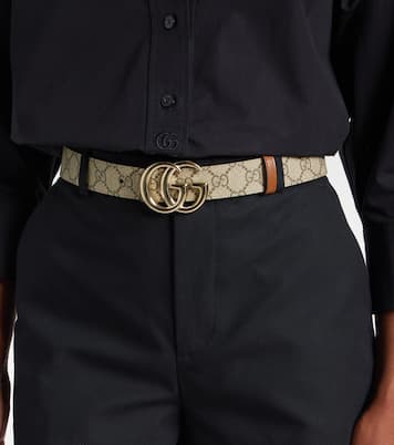 Cintura GG Marmont in canvas GG | Gucci