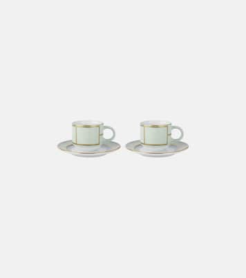 Diva set of 2 porcelain espresso cups and saucers | Ginori 1735