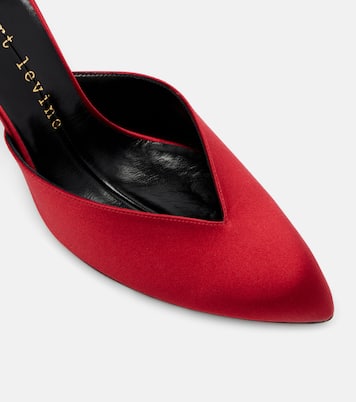 Sitting Pretty 95 satin mules | Herbert Levine