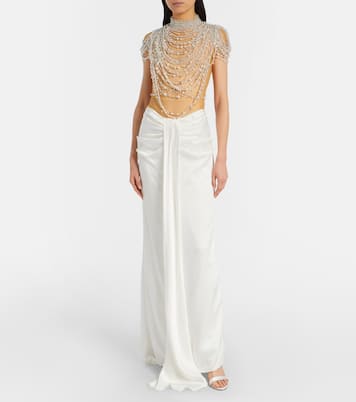 Zsa Zsa embellished gown | Clio Peppiatt