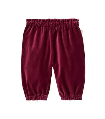 Baby Polly cotton velvet pants | Wheat