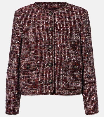 Cropped cotton-blend bouclé jacket | Etro