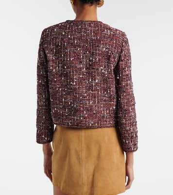 Cropped cotton-blend bouclé jacket | Etro