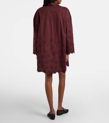 Embroidered cotton shirt | Juliet Dunn