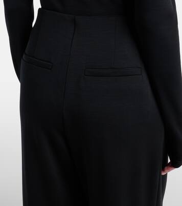 Cocco virgin wool jersey wide-leg pants | Max Mara