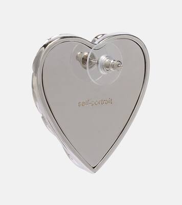 Crystal-embellished earrings | Self-Portrait