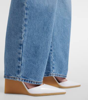 Wedges 90 aus Lackleder | Alaïa