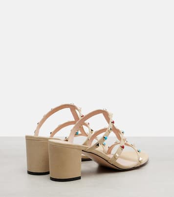 Embellished suede sandals | Valentino Garavani