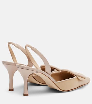 Escarpins slingback Maysli 70 en cuir | Manolo Blahnik