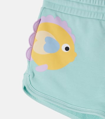 Shorts de jersey de algodón estampados | Stella McCartney Kids
