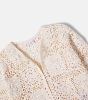 Lea-Maria crochet cotton cardigan | Bonpoint