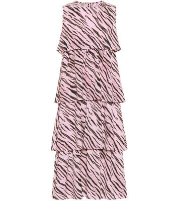 Robe midi Aija imprimée en crêpe | Baum und Pferdgarten