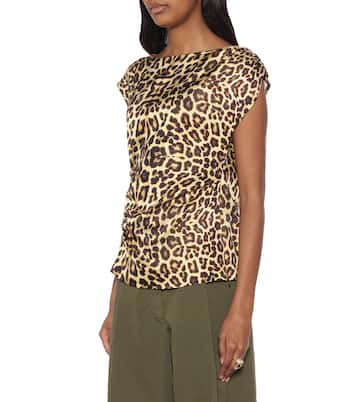 Leopard-print top | Dries Van Noten