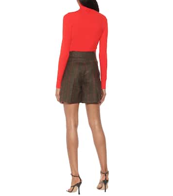 Karierte Shorts Drum Beat aus Wolle | Blazé Milano