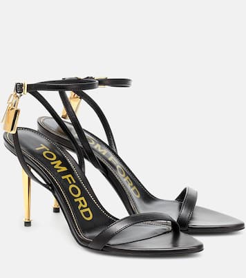 Sandales Padlock en cuir à ornements | Tom Ford