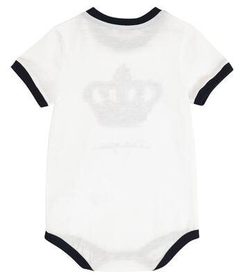 Baby - Body in cotone con stampa | Dolce&Gabbana Kids