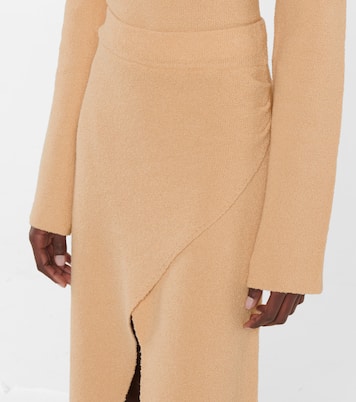 Falda midi wrap Ainsley de algodón | Nanushka