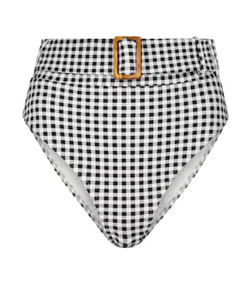 Slip bikini Ursula a quadri | Alexandra Miro
