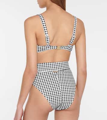Slip bikini Ursula a quadri | Alexandra Miro