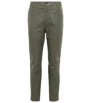 High-Rise-Hose Manuela aus Leder | Rta