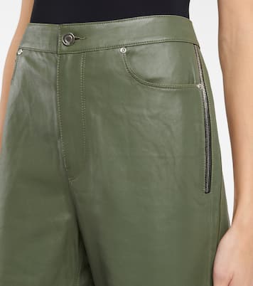 High-Rise-Hose Manuela aus Leder | Rta