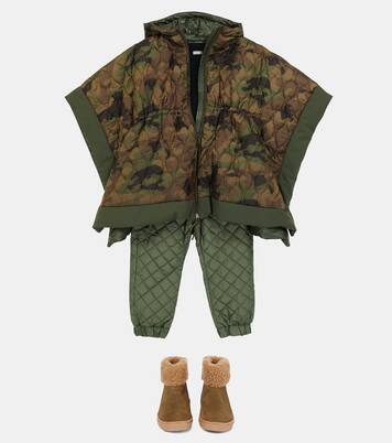 Capa con capucha de camuflaje | Il Gufo