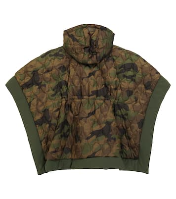 Capa con capucha de camuflaje | Il Gufo