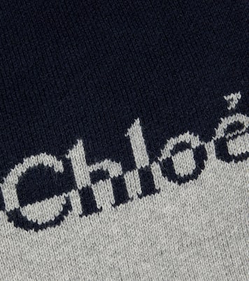 Beanie aus Baumwolle und Wolle | Chloé Kids