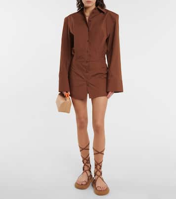 Selene suede gladiator sandals | The Attico
