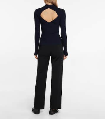 Top in misto lana a coste | Alaïa