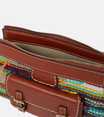 Clutch Edith in cashmere e pelle | Chloé
