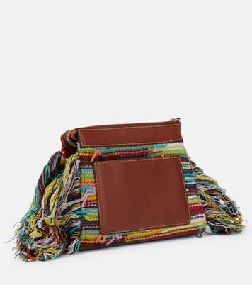 Clutch Edith in cashmere e pelle | Chloé