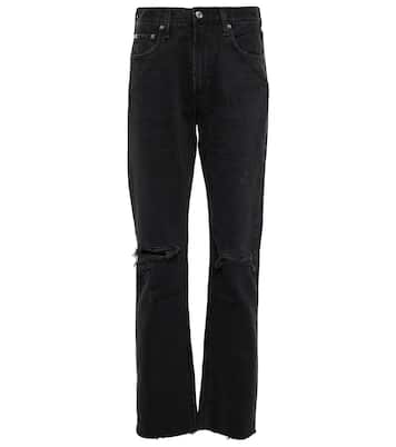 Cherie high-rise straight jeans | Agolde