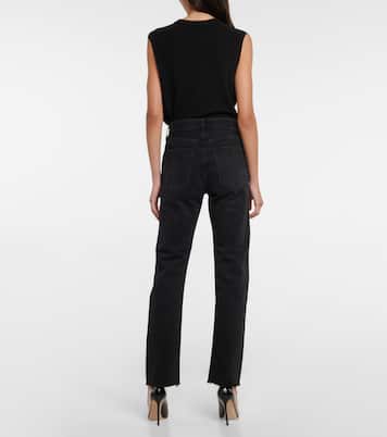 Cherie high-rise straight jeans | Agolde