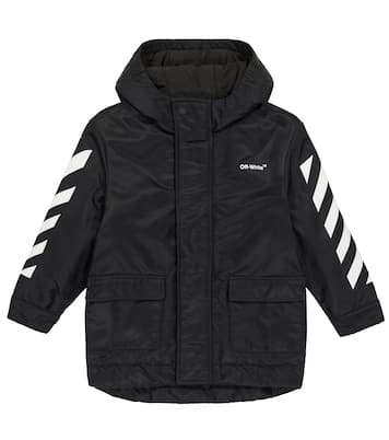 Cappotto in nylon con logo | Off-White Kids