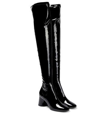 Wythe over-the-knee patent leather boots | Khaite