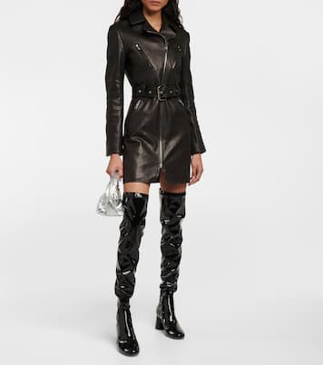 Wythe over-the-knee patent leather boots | Khaite