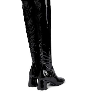 Wythe over-the-knee patent leather boots | Khaite