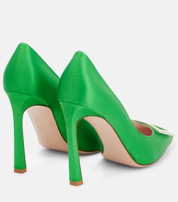 Trompette satin pumps | Roger Vivier