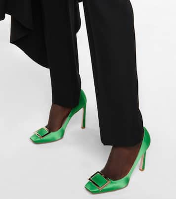 Trompette satin pumps | Roger Vivier