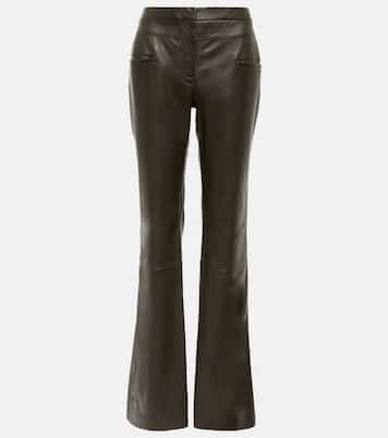 Serge leather bootcut pants | Altuzarra
