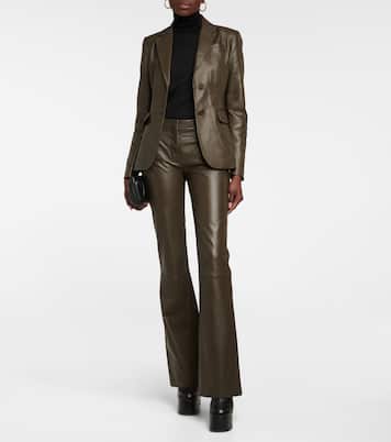 Serge leather bootcut pants | Altuzarra