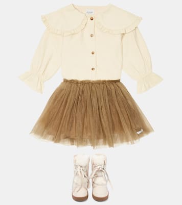 Jupe Fay en tulle métallisé | Donsje