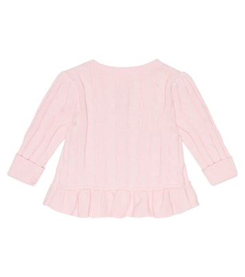 Baby - Cardigan in cotone a trecce | Polo Ralph Lauren Kids