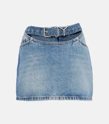 Minifalda en denim con aberturas | Y/Project